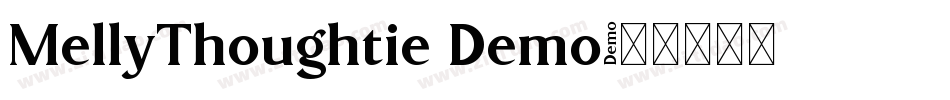 MellyThoughtie Demo字体转换